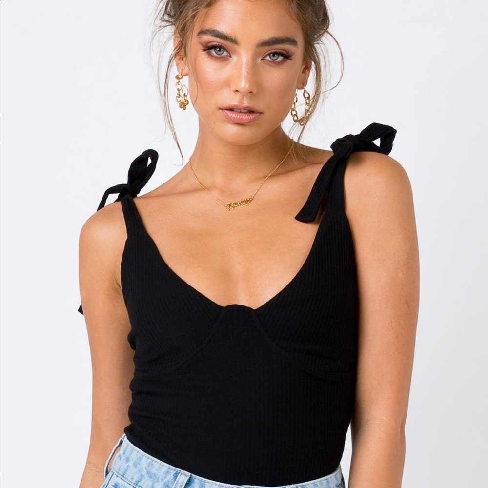 Princess Polly black tie bodysuit 10